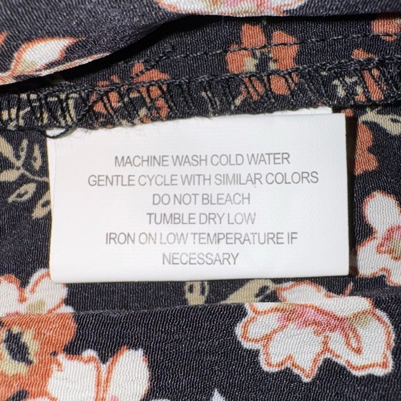 Lily Rose Floral Black Dress. Square-Rugged neckline. Size XXL. NWT - Picture 13 of 15